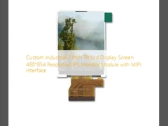 Custom Industrial 3 Inch  Tft Lcd Display Screen 480*854 Resolution IPS Monitor Module with MIPI Interface